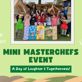 👩‍🍳 Mini Masterchefs Event at I.Newton! 🍔