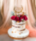 Bouquet cake 15cm - semi naked