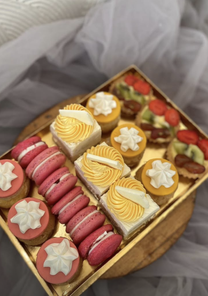 Arranged Food and Objects