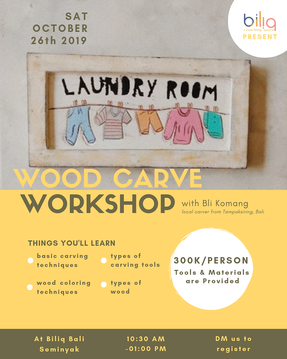 Wood Carving Workshop