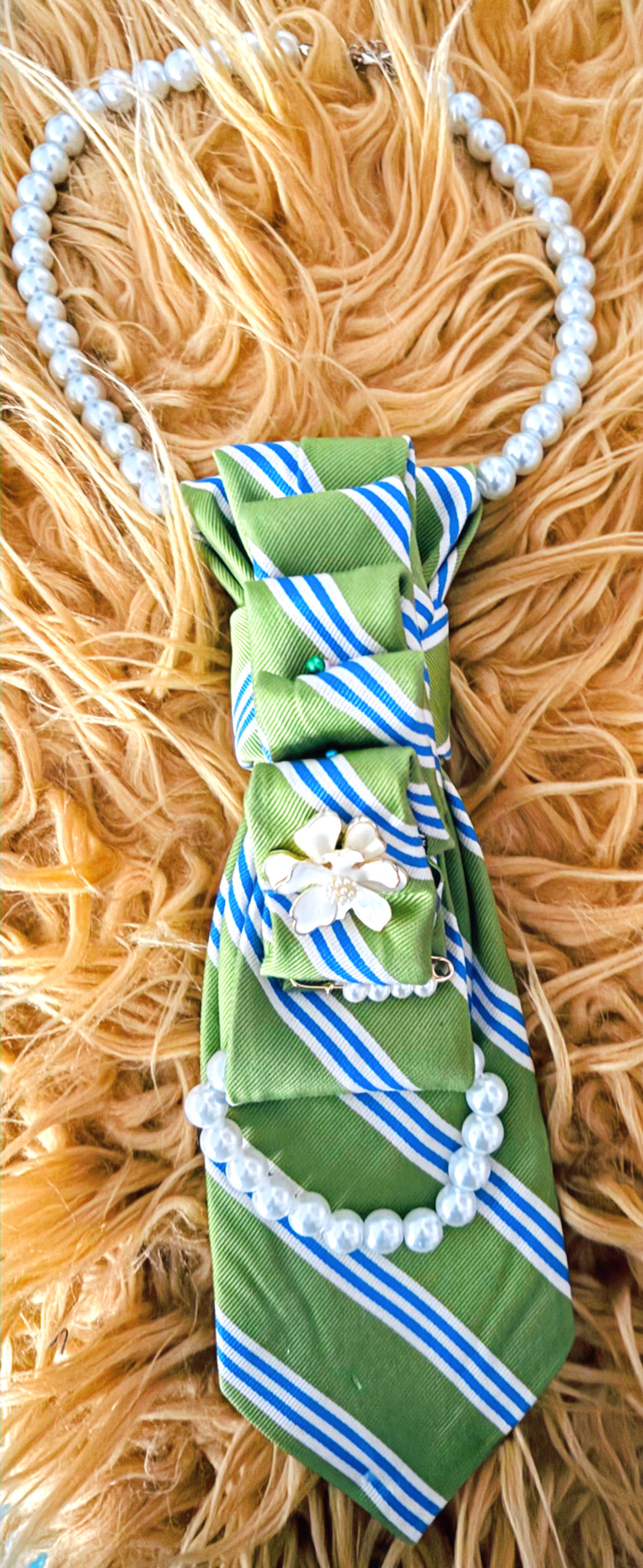 Simple green lime and stripes