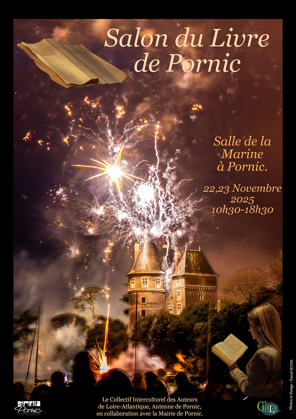 Salon du livre de Pornic (44210) - 22 novembre 2025 - 10h30/18h30