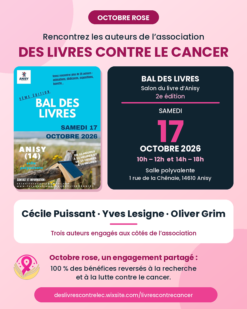 Le Bal des Livres - Anisy (14610) - samedi 17 octobre 2026