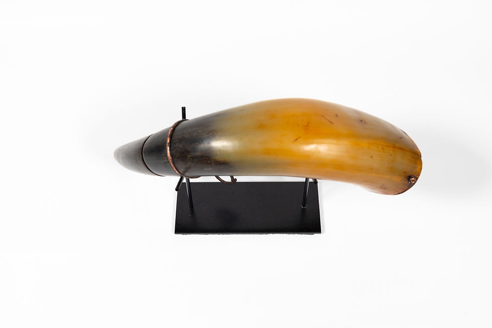 Thumbnail: Large Antique Hmong Powderhorn | Kub Tshuaj