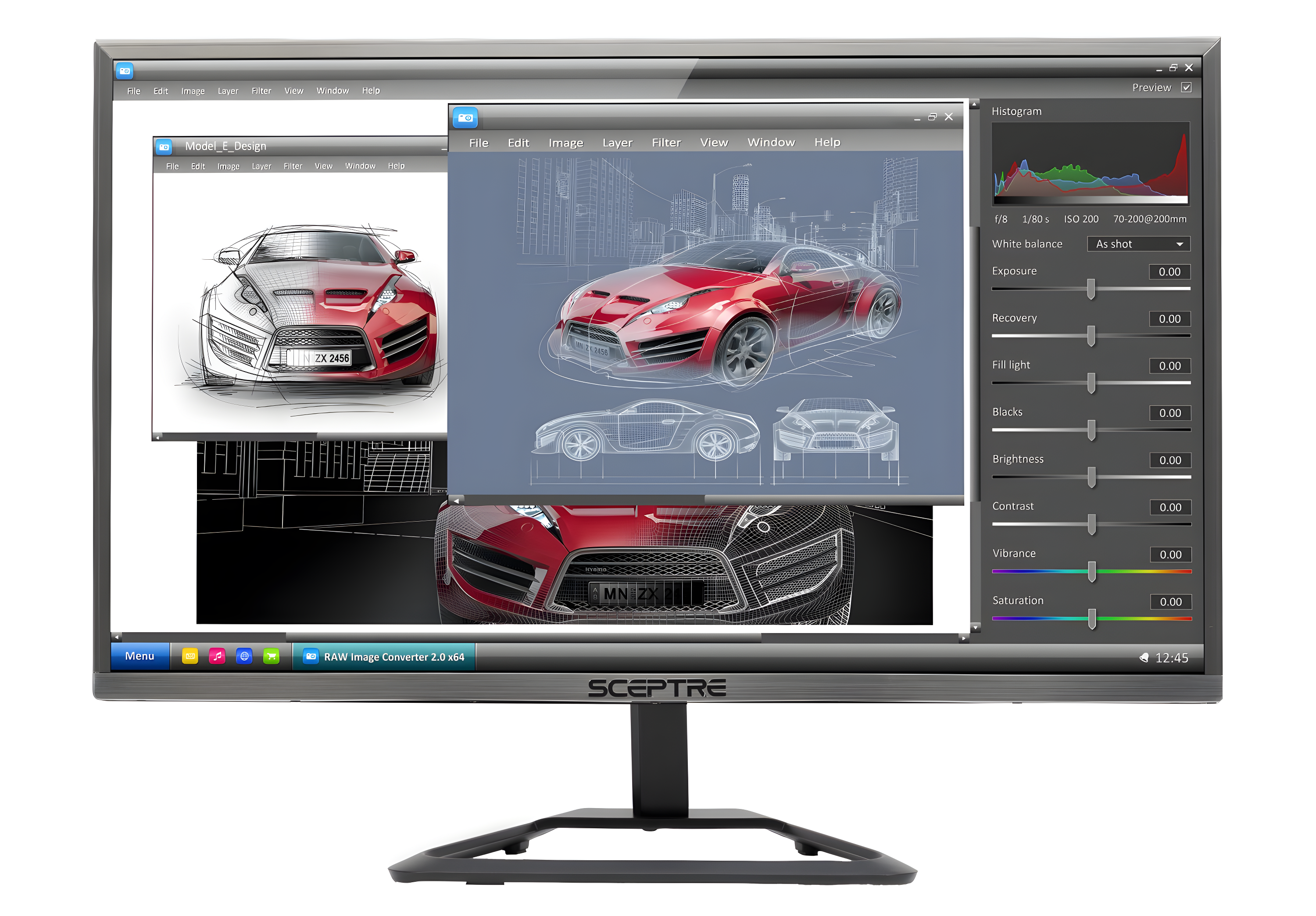 Sceptre E248W-1920R 24" HDMI VA Monitor