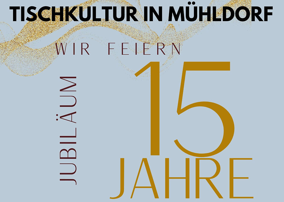 15 jahre tischkultur