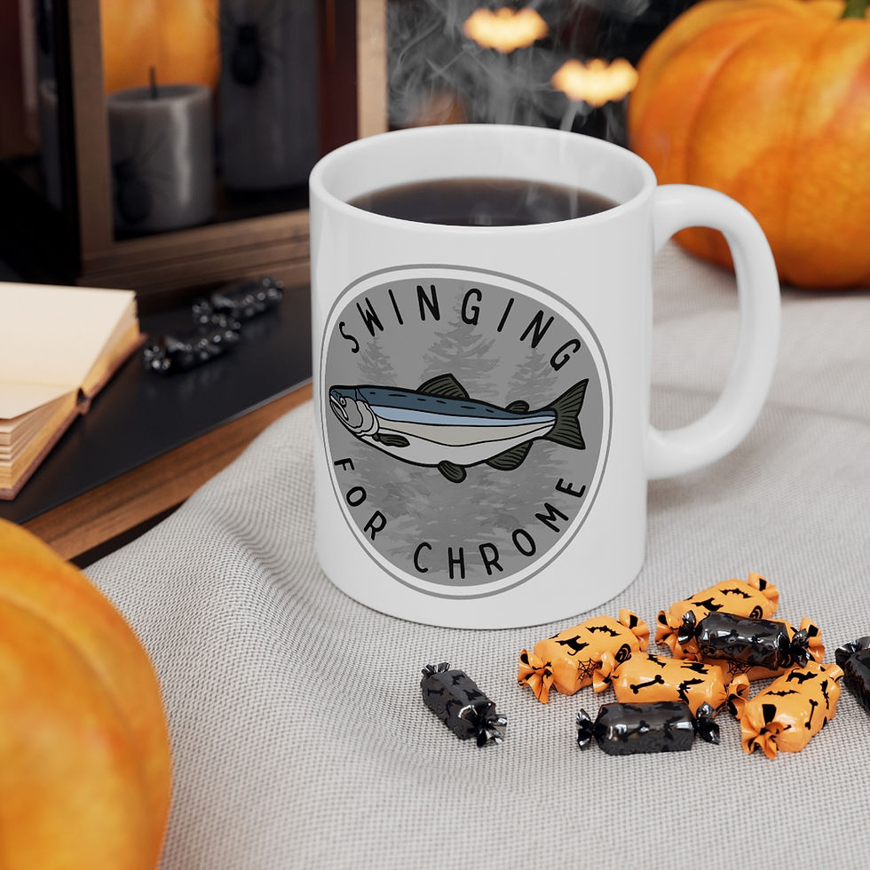 Thumbnail: Swinging for Chrome Mug 11oz