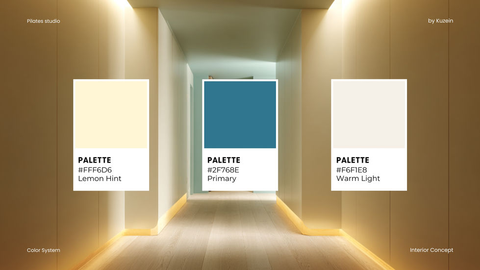 LUMI Pilates Studio Color System