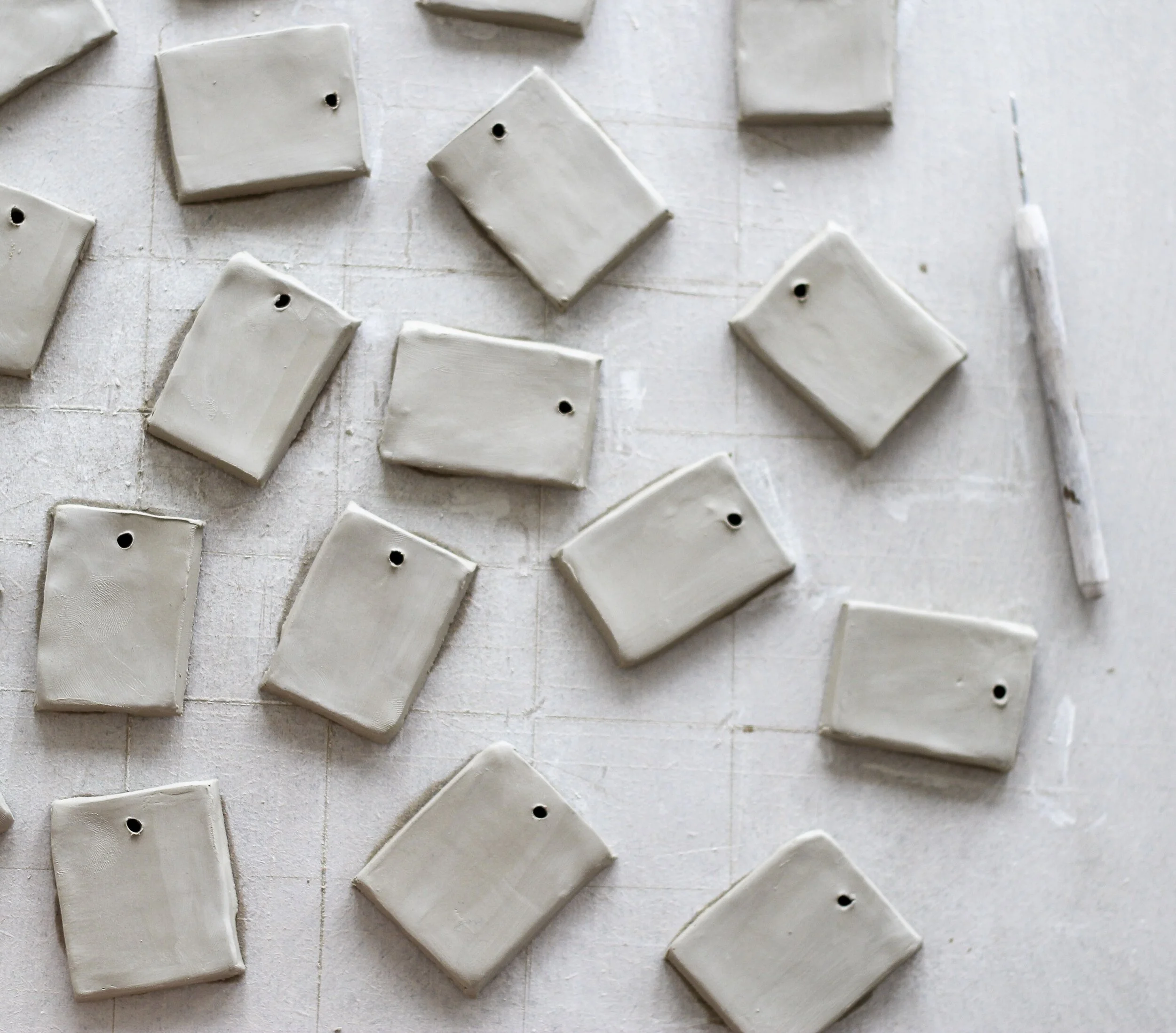 Clay test tiles
