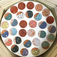 Glaze test tiles