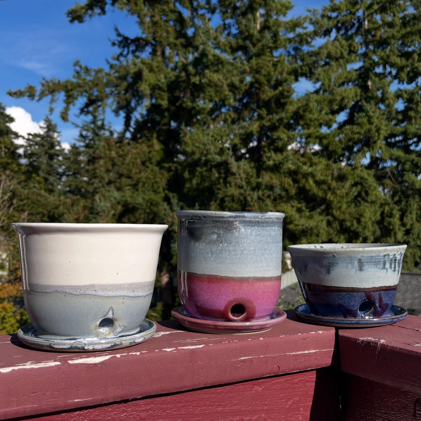 April Batch - Glazed Plant Pots