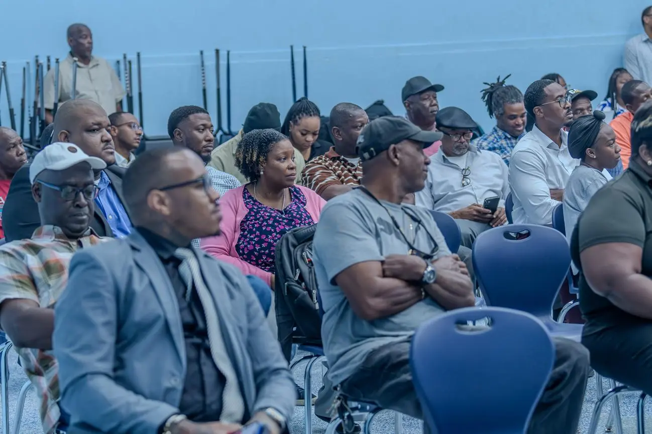 Public Bus Town Hall, Nassau, The Bahamas