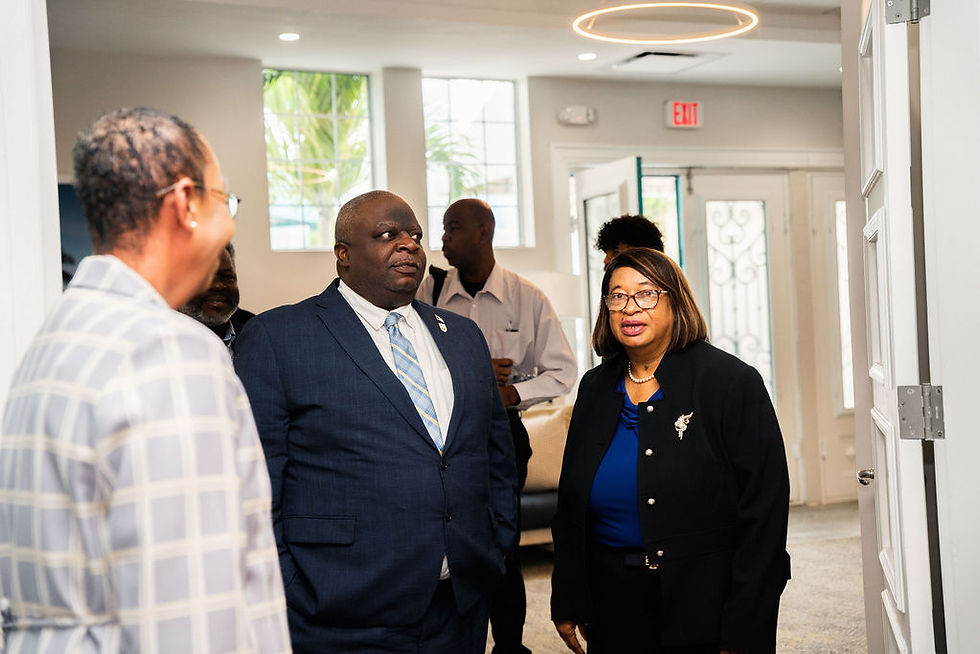 Minister Leon Lundy at the 2026 Wet & Hurricane Season Forum, joining stakeholders and experts to discuss preparedness and resilience for the hurricane season.