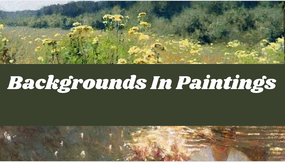 Backgrounds In Paintings