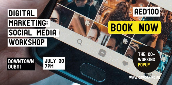 30 of July 2018 - Social Media Workshop @The Coworking Popup
