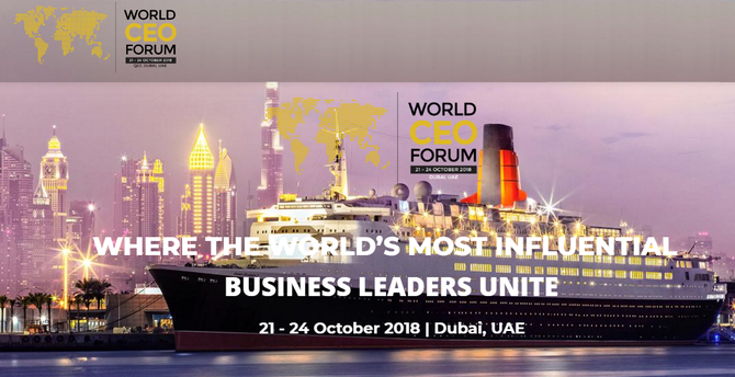 21-24 Oct 2018 - World CEO Forum
