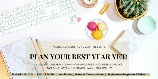 17th Jan 2019 - Plan Your Best Year Yet @Youth X Hub