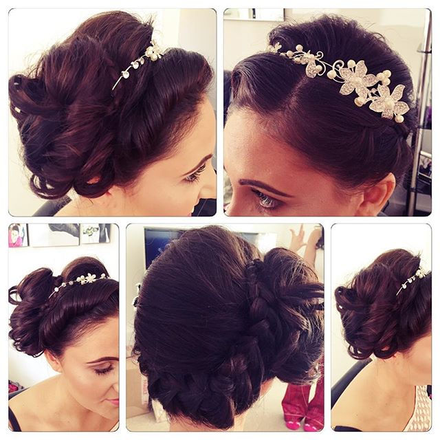 This mornings bride__#hairup #freelncehairdresser #facebook #cutandcolour #cutandblowdry #aylesbury