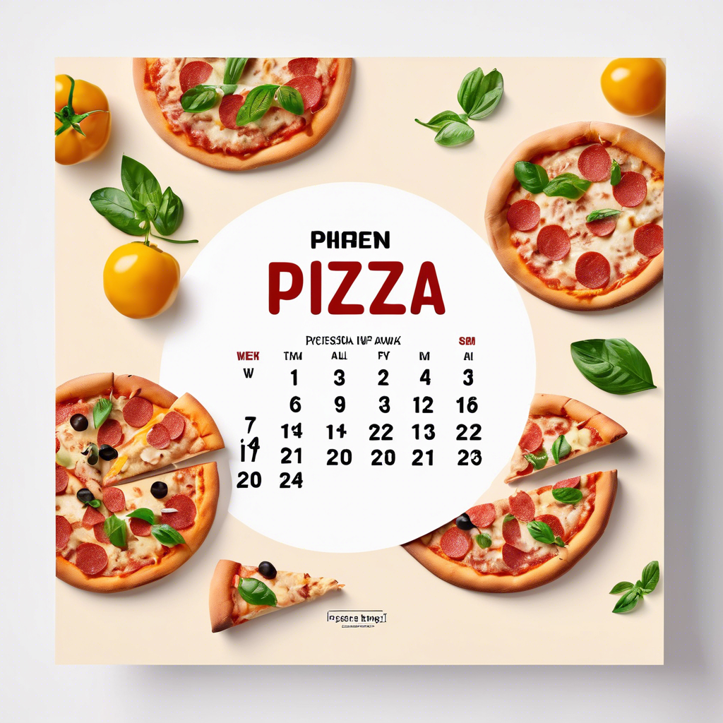 Pizza Week Calendar