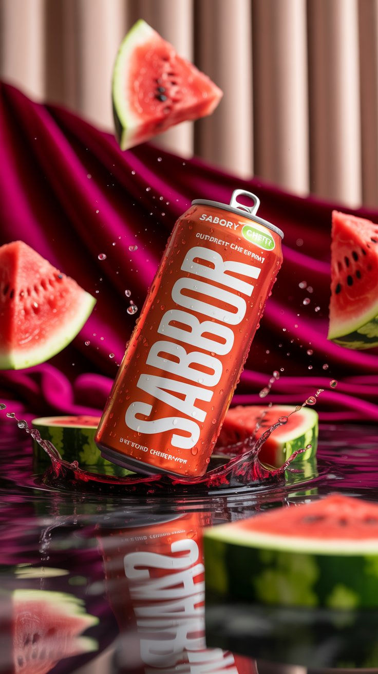 Saborr Sangria: Watermelon drink can