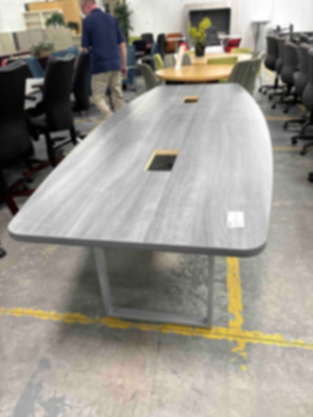 108"X42" BOAT SHAPE CONFERNCE TABLE