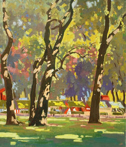 Дубы в порке у Медного Всадника