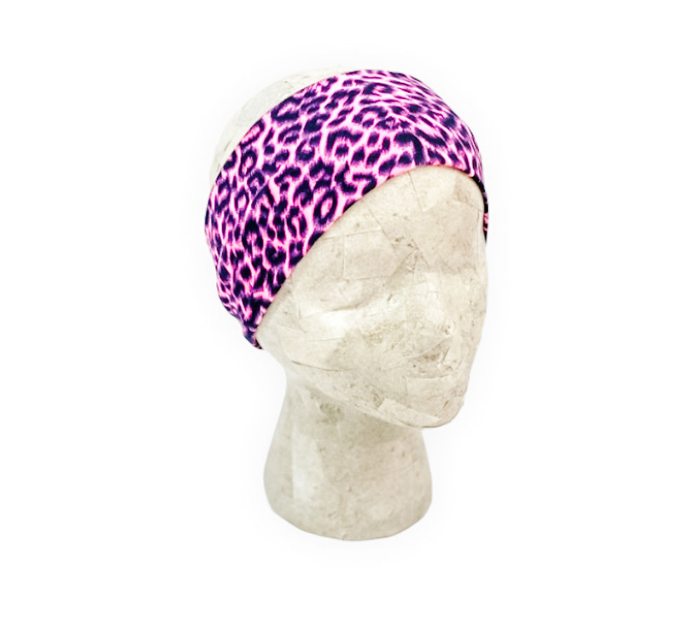 Thumbnail: Neon Pink Animal Print Headband