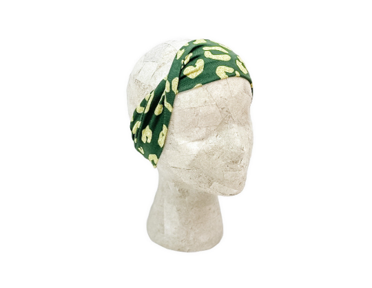 Thumbnail: Green and Gold Animal Print Headband
