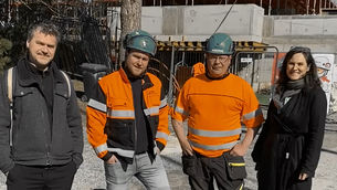 På befaring i Husvikholmen 6