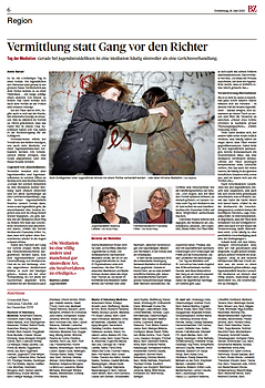 Vermittlung statt Gang vor den Richter_B