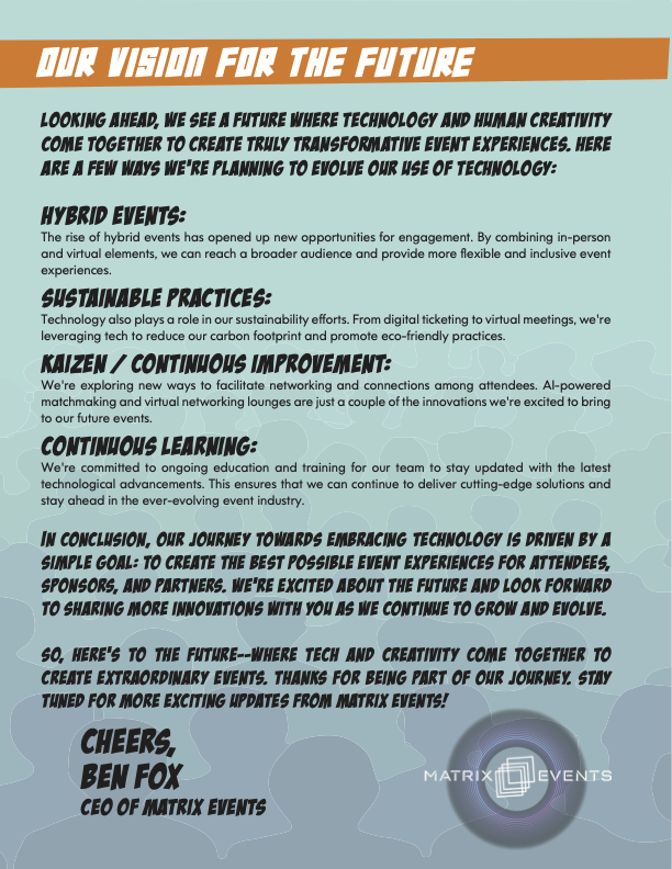 Event Tech Future Vision
