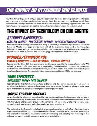 Event Tech Impact