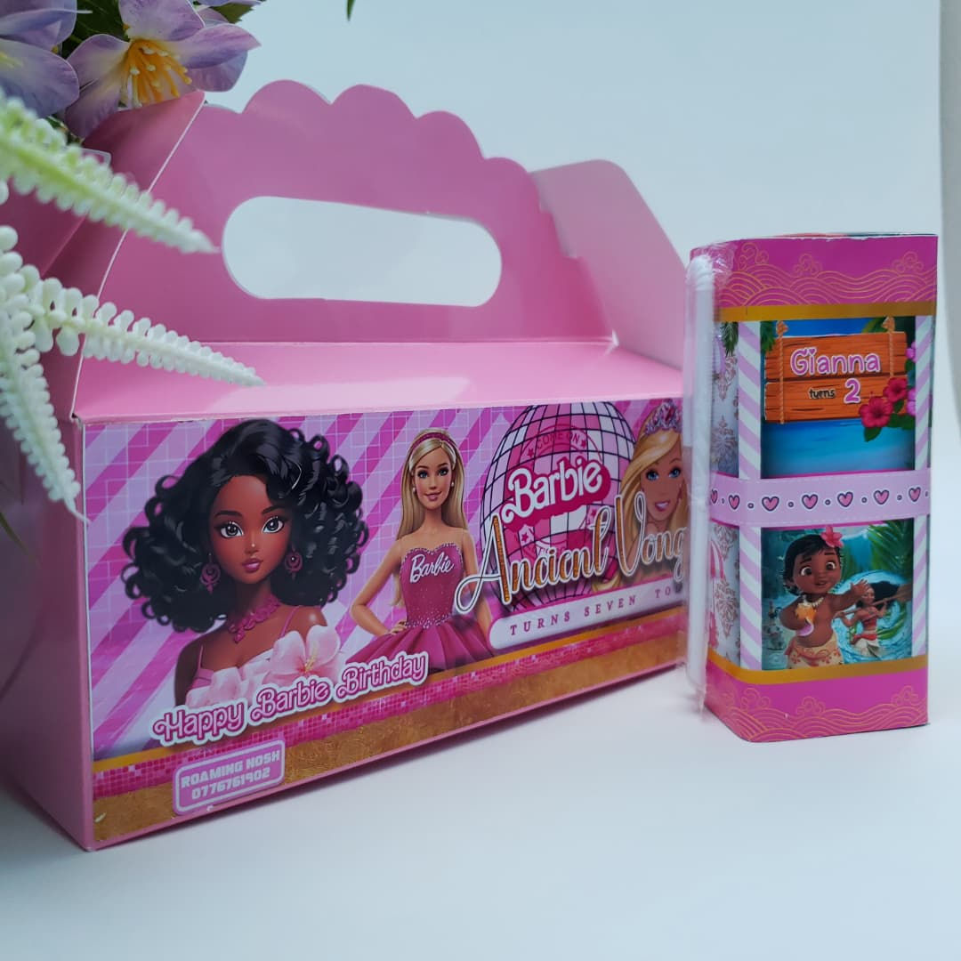 Custom Barbie Party Box & Favors (Harare) | Roaming Nosh