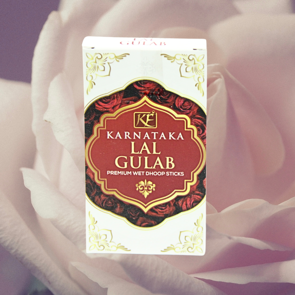 Lal Gulab Premium Wet Dhoop, 10 Pieces Box