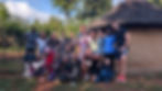 Wide-angle view of a group of international athletes training together in Iten