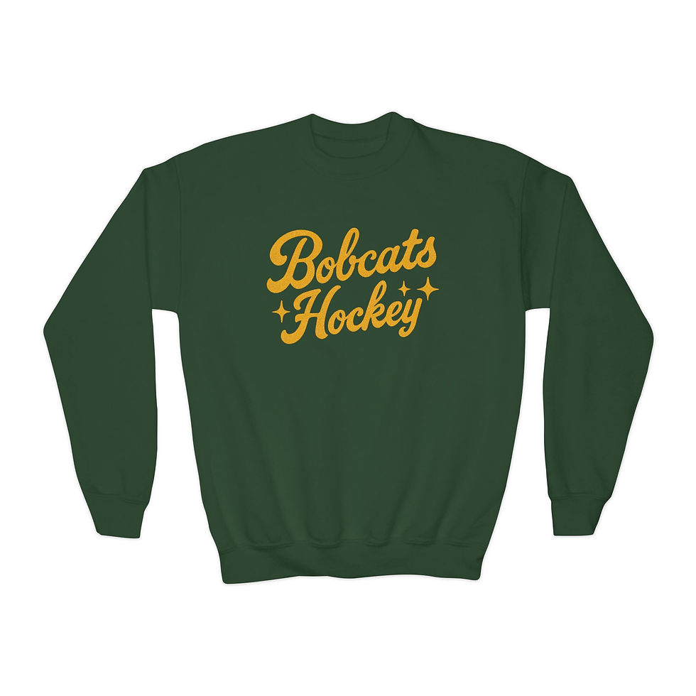 Bobcats Hockey Youth Crewneck 