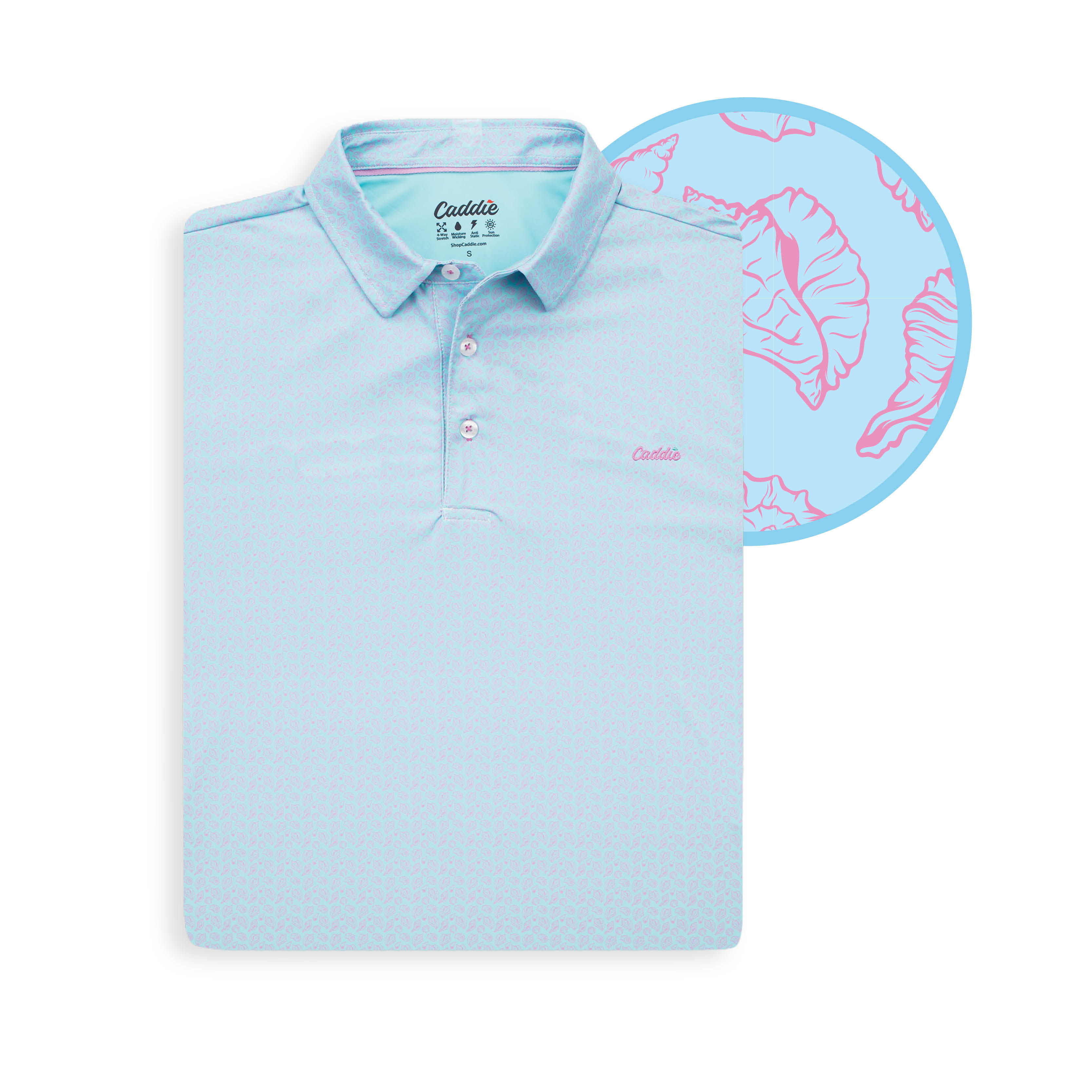 Pink Tide Society Polo (RC-227)