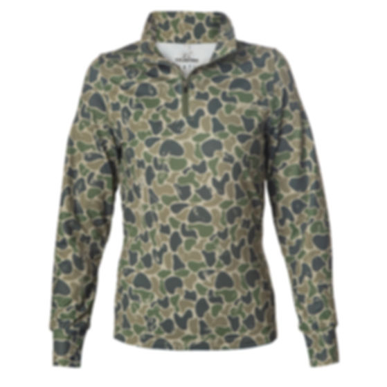 Youth Girls Backwoods Performance QTR Zip (R927Y)