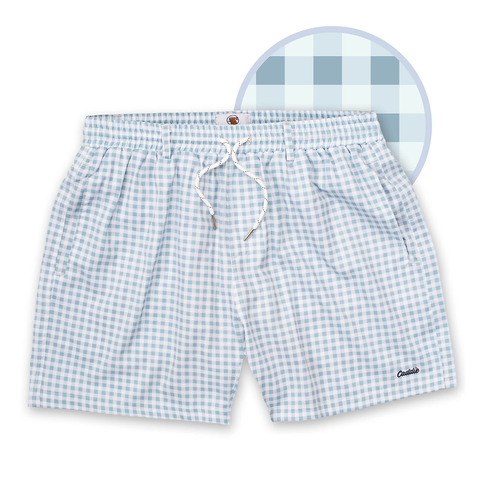 Thumbnail: Gingham Swim Trunks (RC-188)