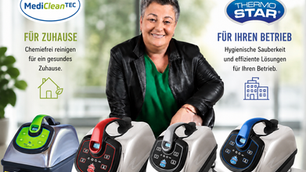 Thermostar & MediCleanTEC – Lösungen mit Mikro-Trockendampf für Zuhause und Betrieb.