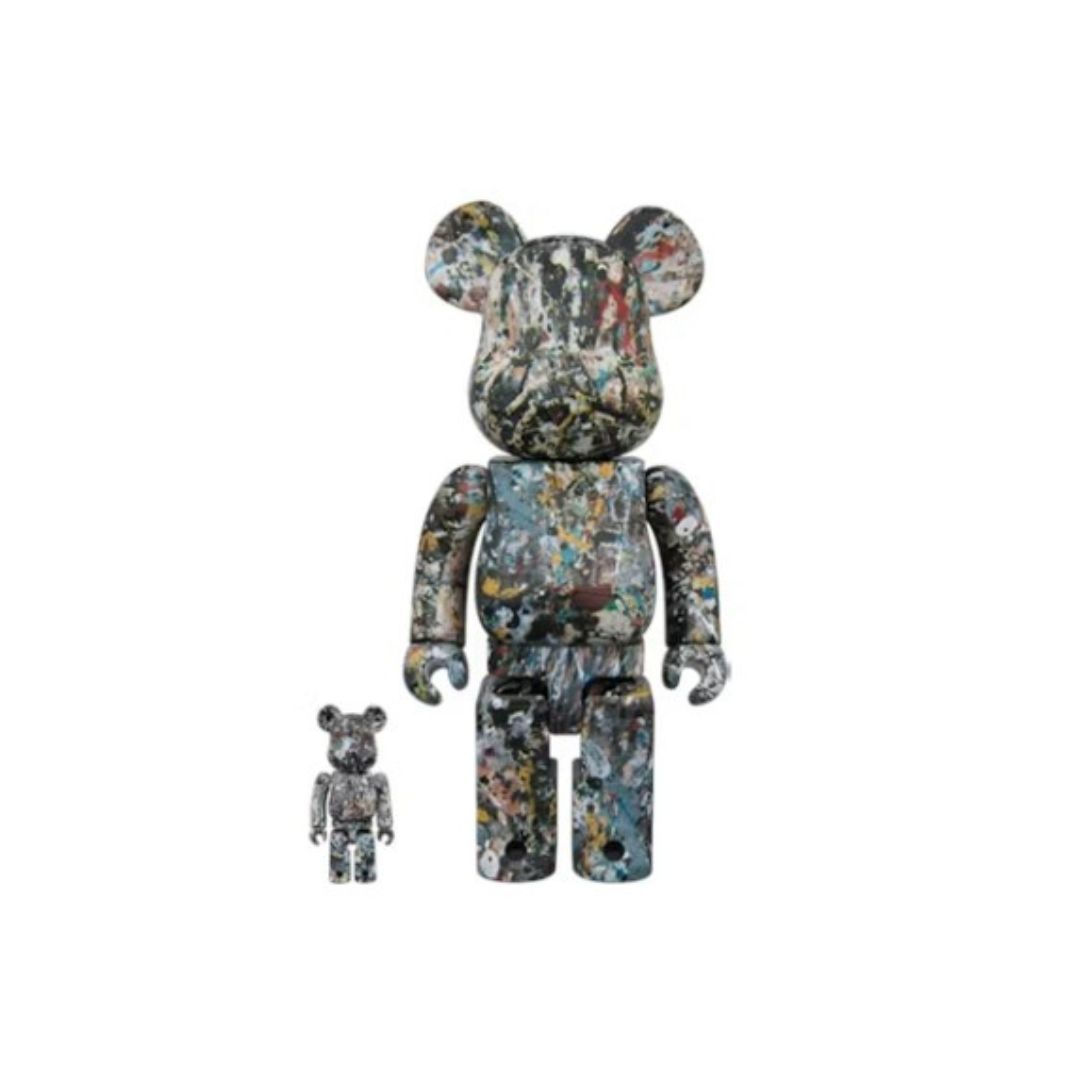 Bearbrick x Jackson Pollock Studio Ver2.0