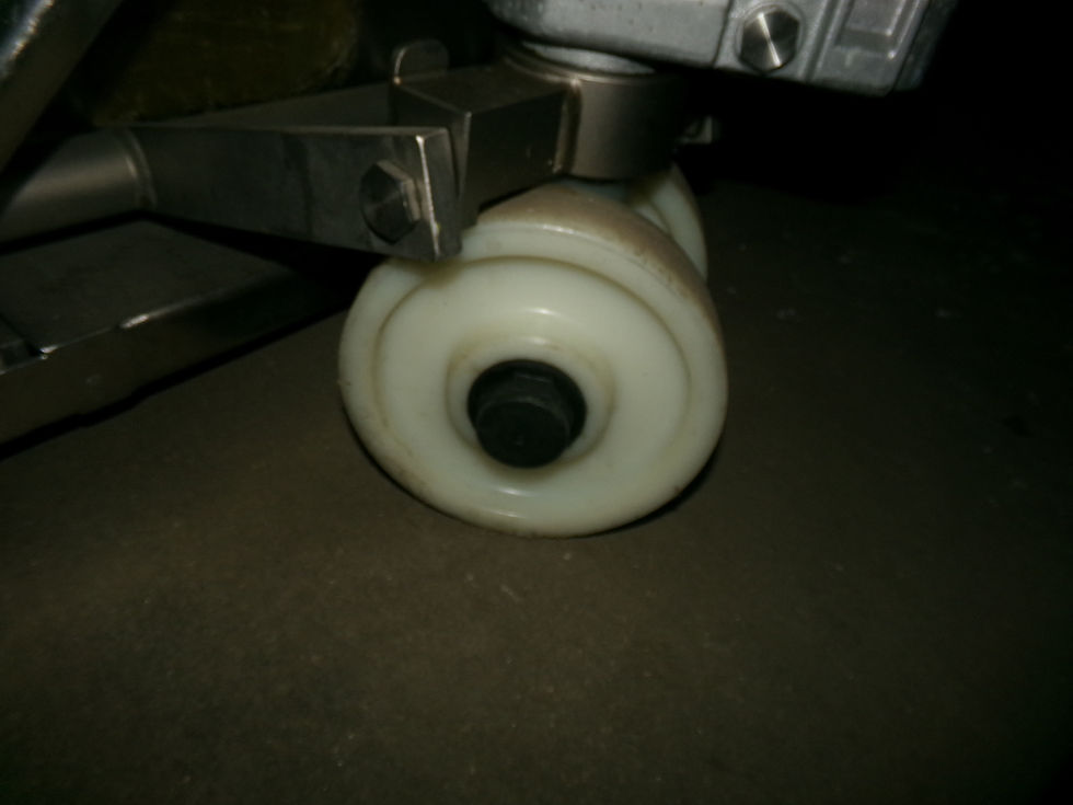 8" POLY FRONT WHEELS