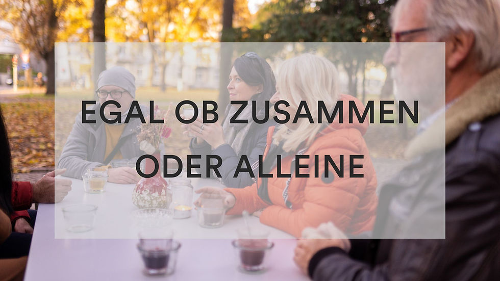 Ob zusammen oder alleine zum Meet5 Treffen👫