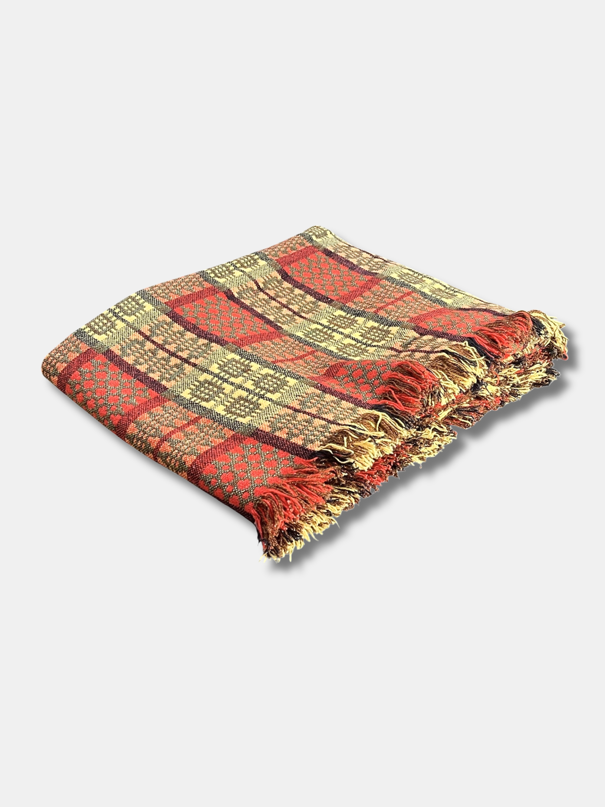 C. 1960, Large, Woollen, Welsh Tapestry Blanket (Welsh)