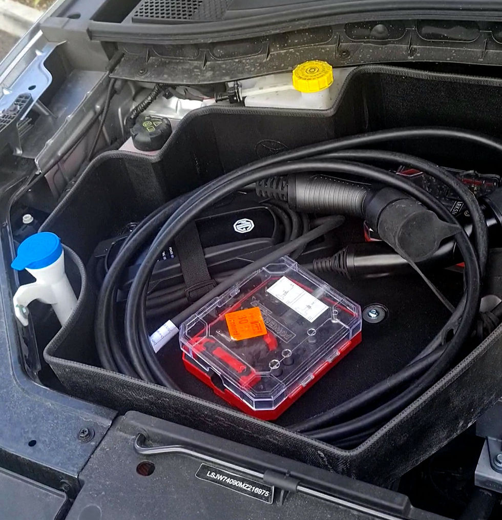 Miniatura: MG ZS EV 2022 lavado de cara FRUNK