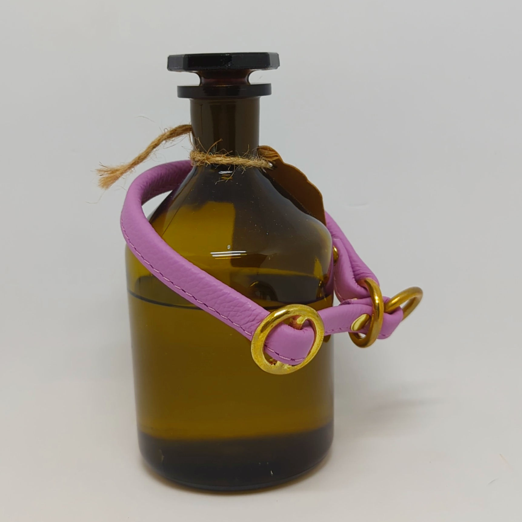 Schmales Zugstopphalsband Nelke 24/24,5cm Kopfumfang