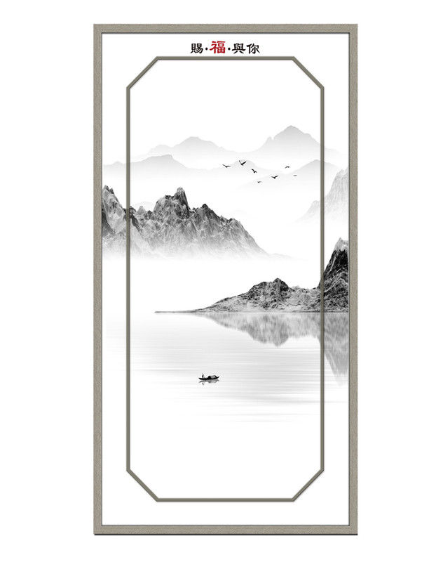 赐福与你-山水装饰油画