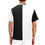 Thumbnail: Logo Dress Tee- Black/white Men's Henley T-Shirt (Model T75)