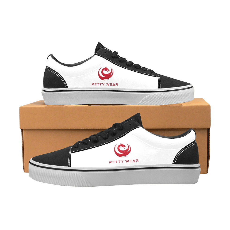 Thumbnail: Logo sneaker low Women's Low Top Skateboarding Shoes (Model E001-2)