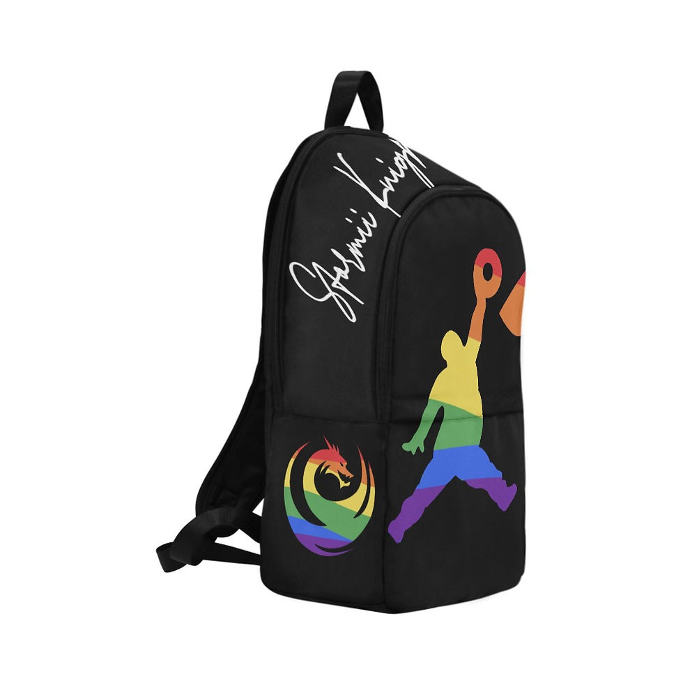 Thumbnail: Petty Wear LogoSignature backpack Fabric Backpack for Adult (Model 1659)